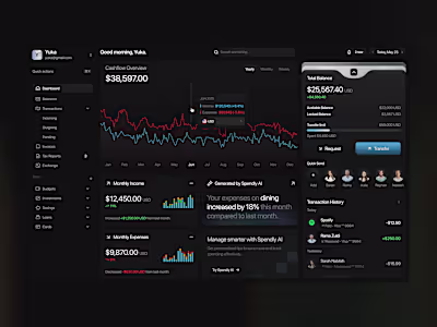 Finance SaaS Dashboard
