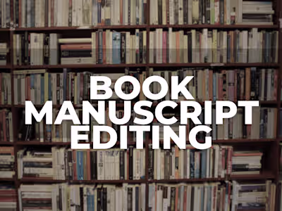 Professional Editing of a Fantasy Series