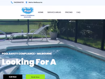WordPress Website Development - Pool Safety & Compliance VIC