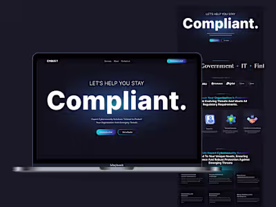 Landing Page Design | CyberKey