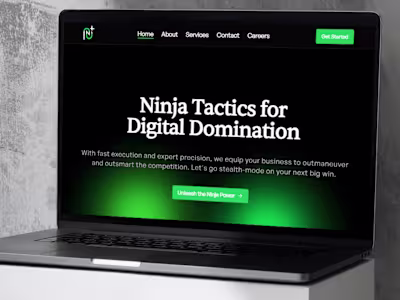 Responsive Business Landing Page