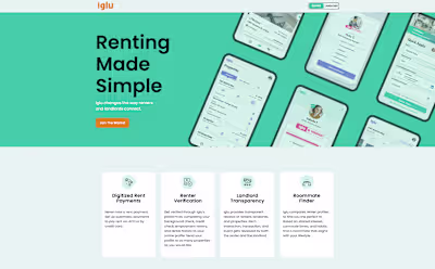 Landing Page For Rental Property App