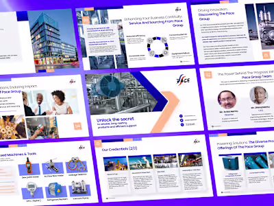 Company Profile Deck — Industrial Solutions Provider