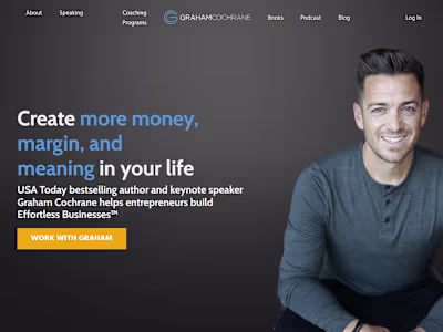 Digital Platform Development for Graham Cochrane