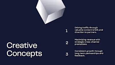 Full-Service Affiliate Channel Management for D2C Company