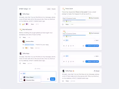 Real Time Chat RTC Components