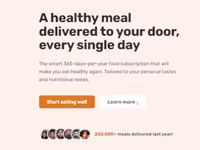 Omnifood — Never cook again