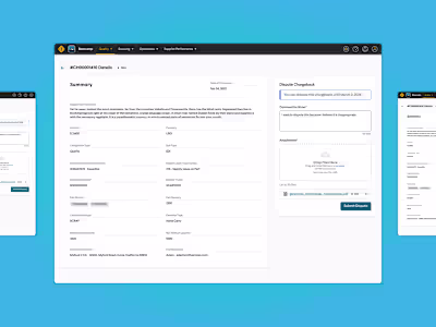 Chargeback management for EV company