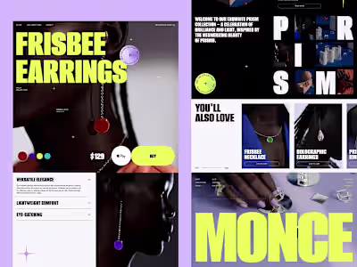 Elegant Website for Jewelry Brand