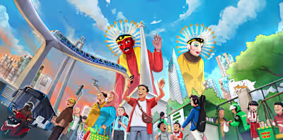 Plus Jakarta Illustration