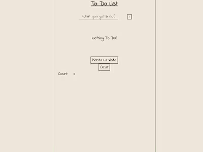 To-Do List