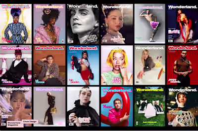 Magazine Cover & Layout Design / Wonderland / Amazing Magazine