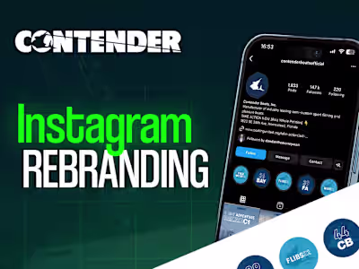 Contender Boats: Instagram Rebrand