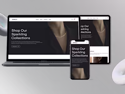 Jewelry Website Design