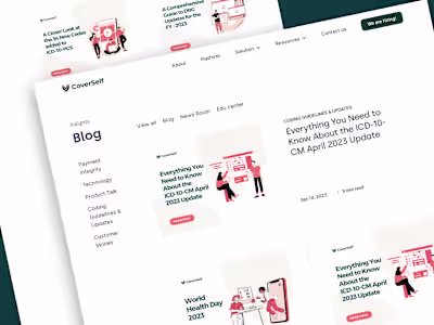 Webflow Development for Coverself