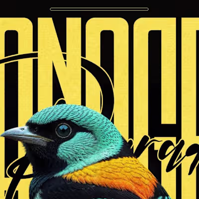 RADRESIGN • Design & Typography on Instagram: “Paradise Tanager…