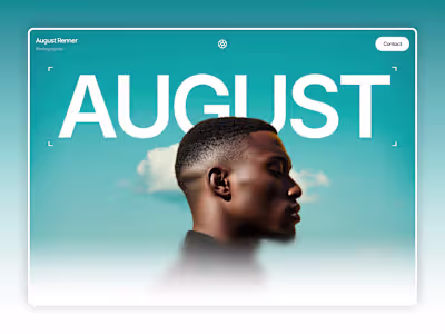 Aperture - Photography Website Template for Framer