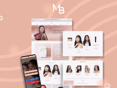 Mica Beauty - E-Commerce Mobile App & UI/UX Design