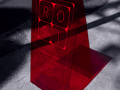 Branding for ROSI flowers & events 