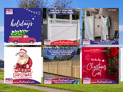 Graphics For Pro Fence Co