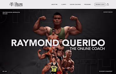 Web Design & Visual Identity - The Online Coach