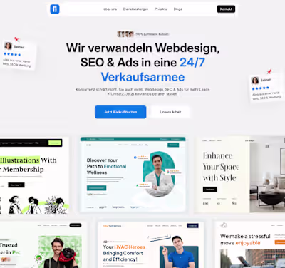 High-Converting Landing Page Design for Digital Agency