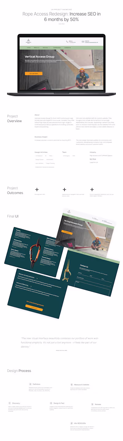 VAG redesign - Rope Access