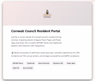 Key contributor over 3 years