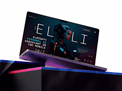 Elli AI Website Design