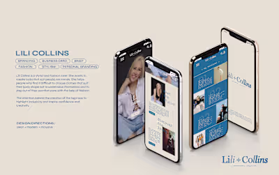 LILI COLLINS, the inclusive stylist - brand identity