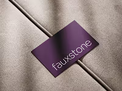 Fauxstone - Brand Identity