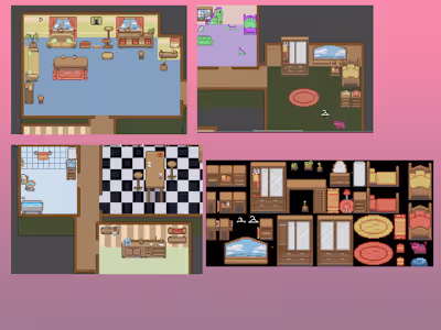 2d pixel art assets