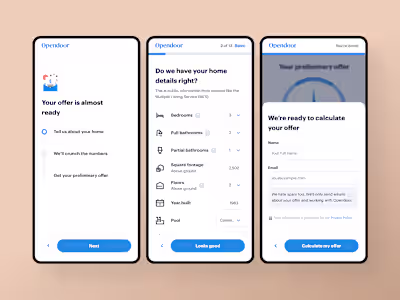 Seller Onboarding — Opendoor