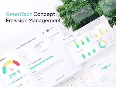 GreenTech Concept: Emission Management Application