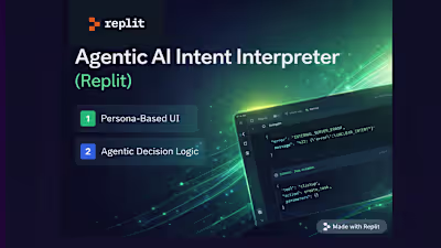 Agentic AI Persona Chat (Replit)
Agentic