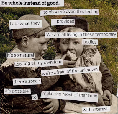 Collage Cut-Up Poems: Bodies