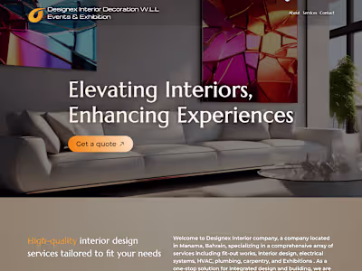 Designex Interiors Website