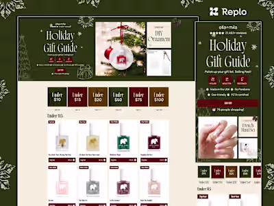 Shopify Replo Landing Page