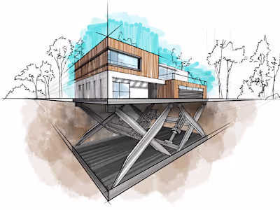 Hibertec fire-proof system illustration