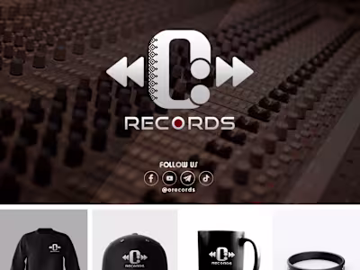 O Records | Logo and Brand Identity Design