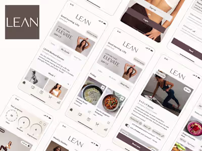 LEAN App Redesign & Design System