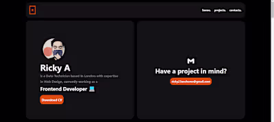 Portfolio Website (Bento)