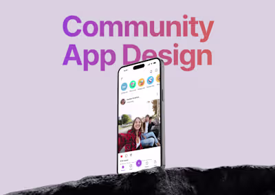 Community App Design