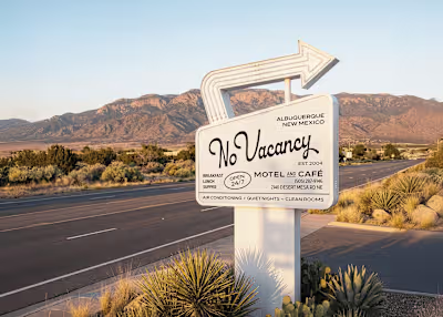 No Vacancy: Roadside Motel Brand Identity