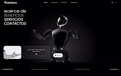 Sitio Web dinámico para industria tecnológica