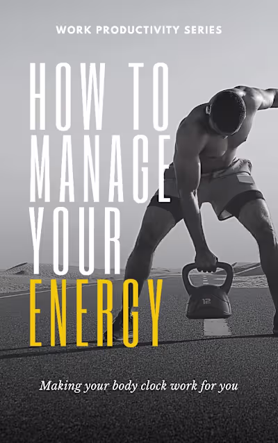 "Energize Your Life: A Guide to Mastering Your Vitality"