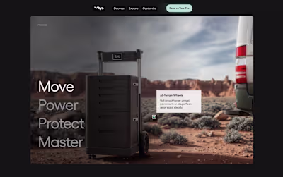 Webflow website development with Animations and E-commerce