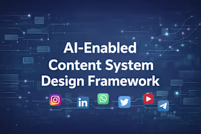 AI-Enabled Content System Design Framework