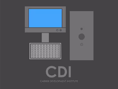 A logo for the CDI Academy  