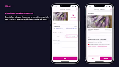 Marketplace for underutilised 
ingredients in restaurants